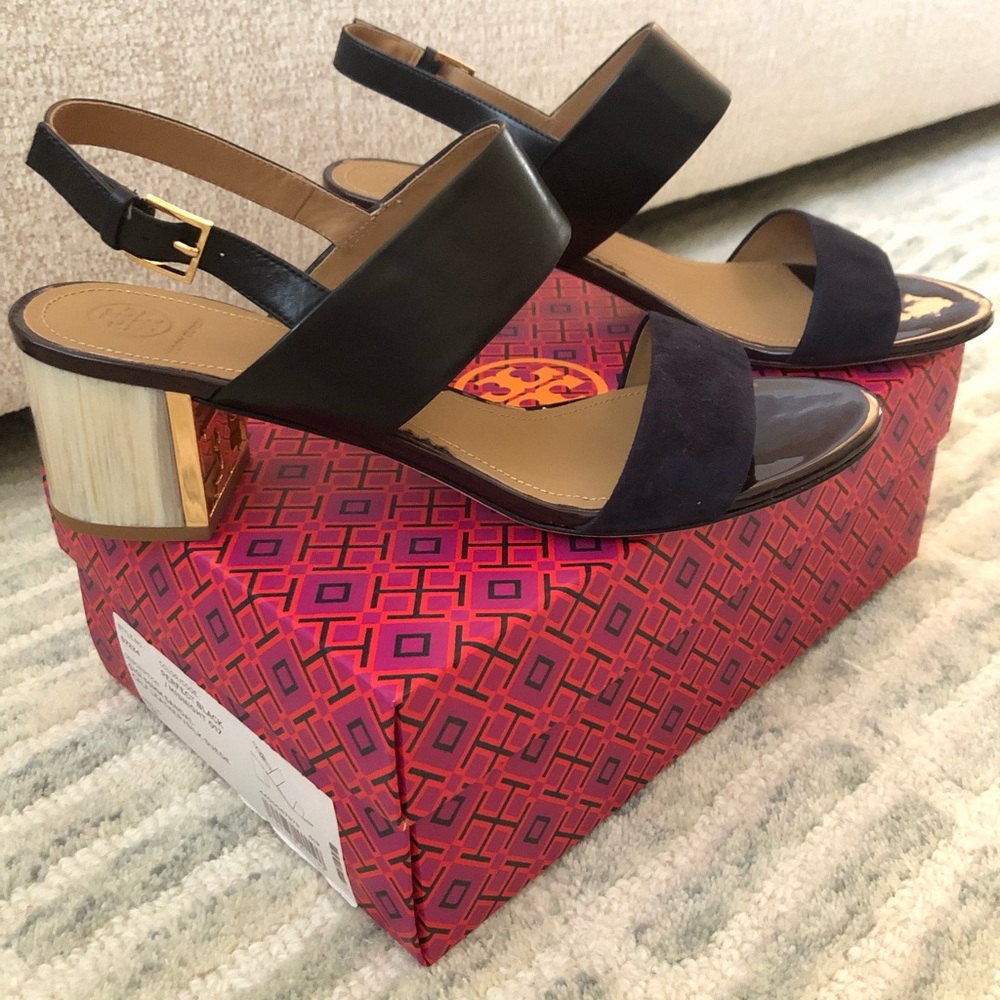 Tory Burch chunky heels